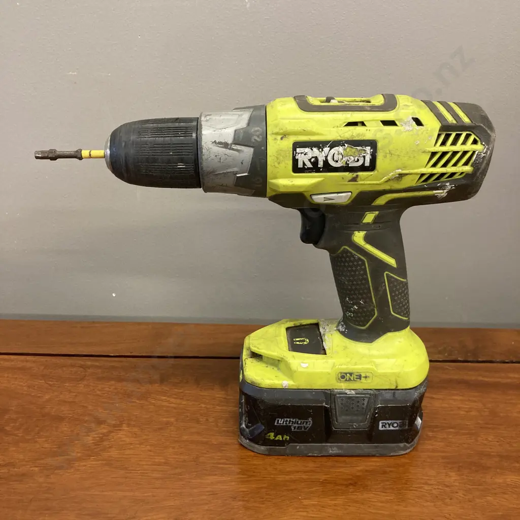Ryobi One+ 18V 13mm Drill / Driver R18DDP2 & 4.0Ah Battery (No Charger) Image 1++